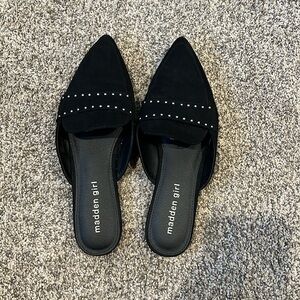 Black Steve Madden Mules
